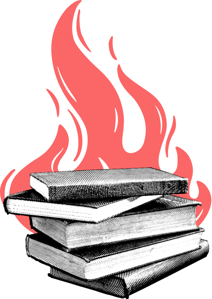 книги у вогні